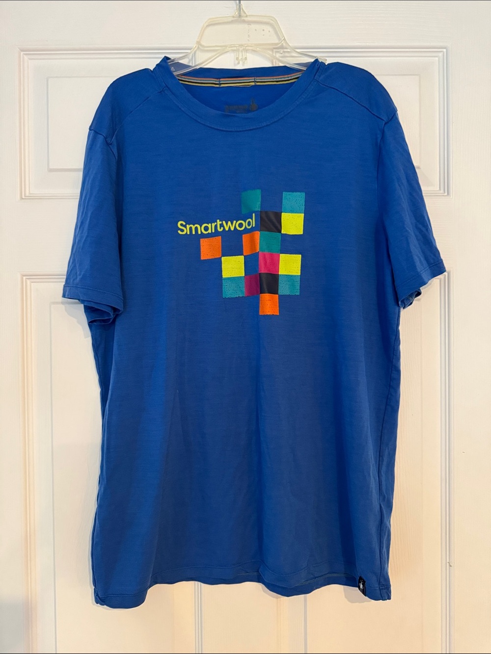 Smartwool Royal Blue Logo Graphic Tee Size Medium